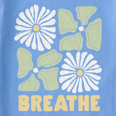 Kids Breathe Four Flowers Short Sleeve Crusher Tee