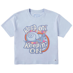 Women's Keep On Keepin' On Short Sleeve Crusher Boxy Tee