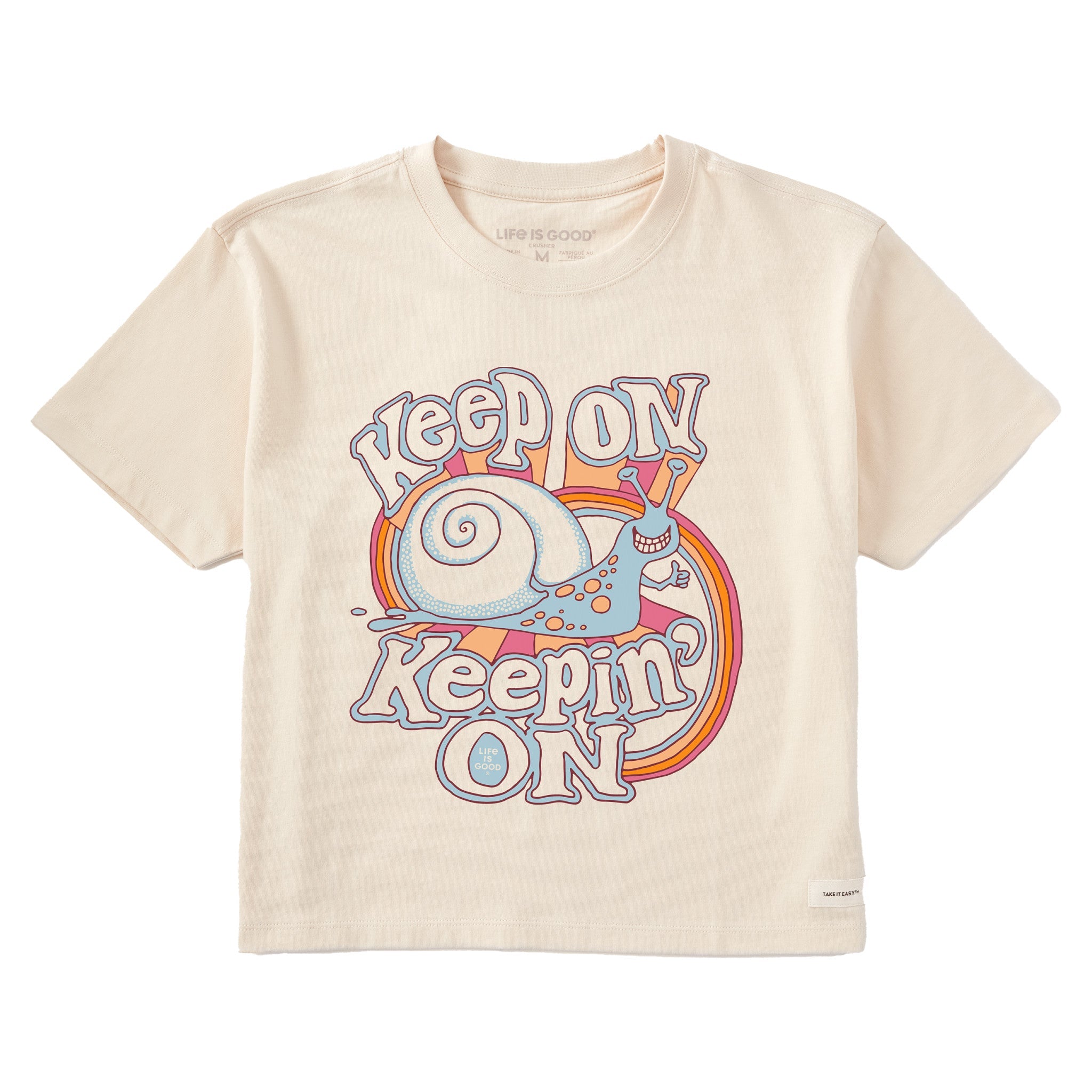Women's Keep On Keepin' On Short Sleeve Crusher Boxy Tee