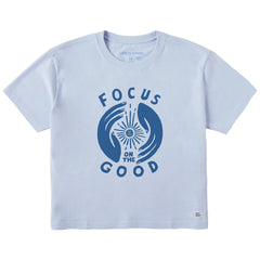 Women's Focus on the Good Hands Short Sleeve Crusher Boxy Tee