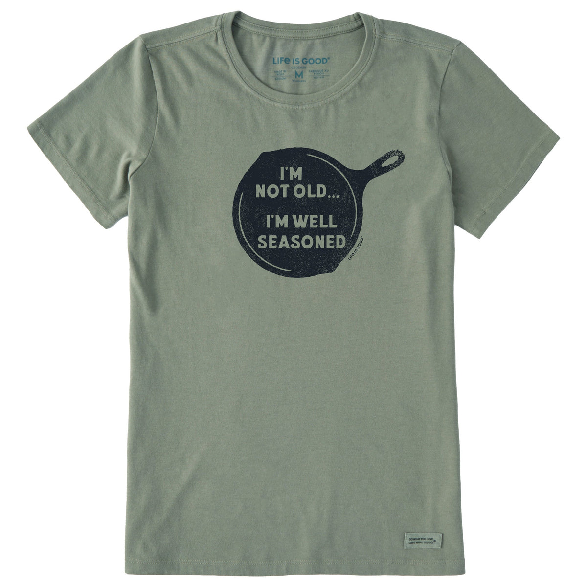Women's I'm Not Old I'm Well Seasoned Short Sleeve Crusher Tee