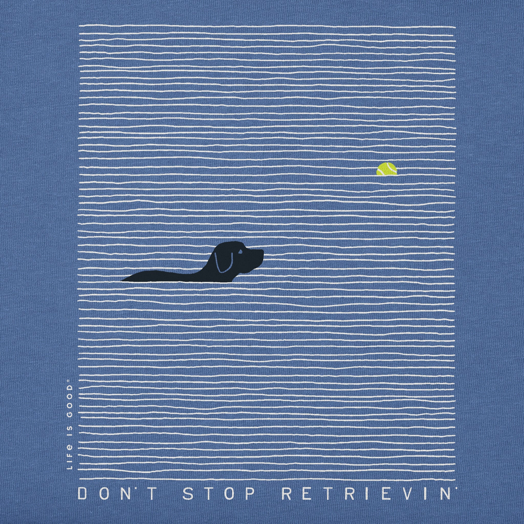 Kids Black Lab Retrievin' Short Sleeve Crusher Tee