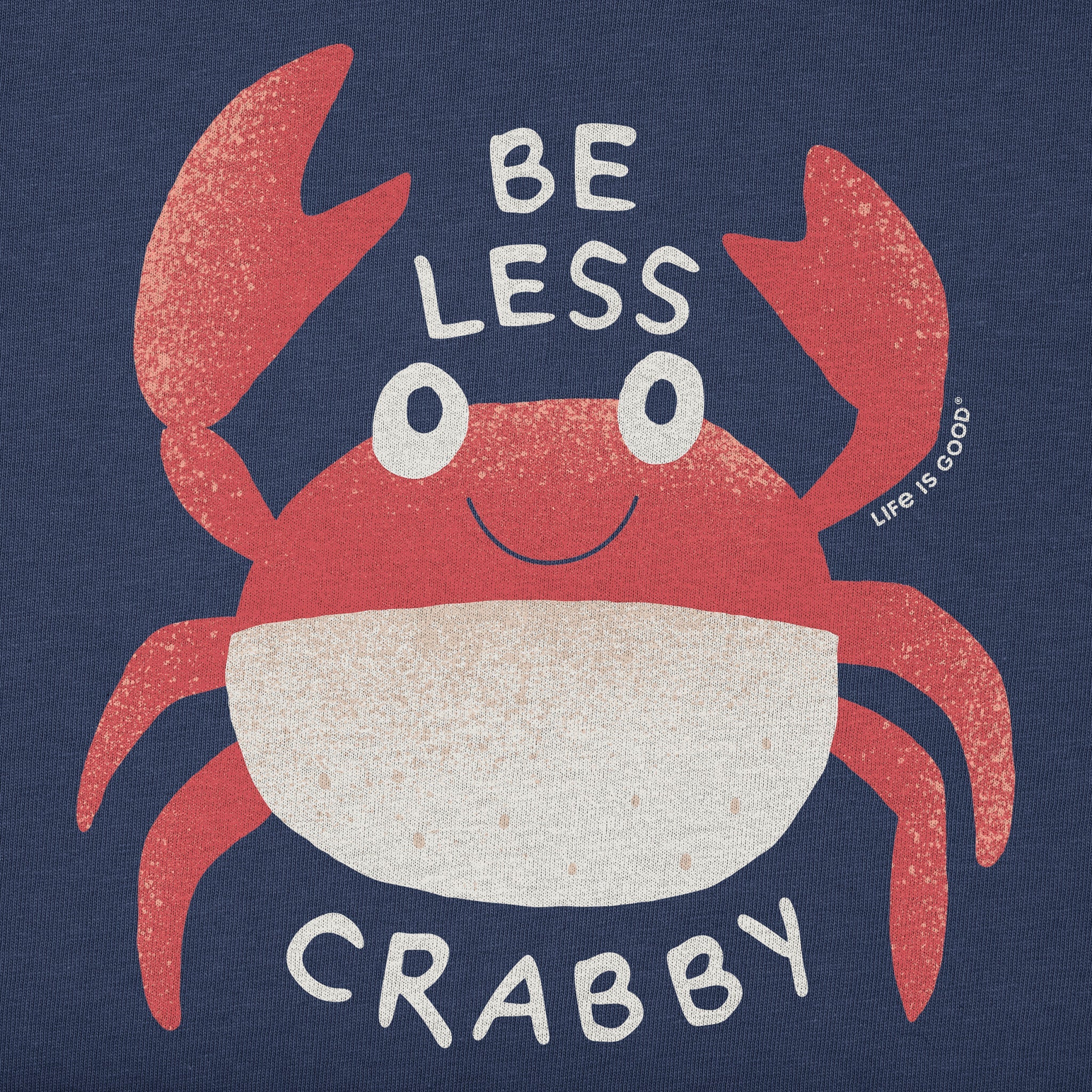Kids Be Less Crabby Crab Short Sleeve Crusher Tee