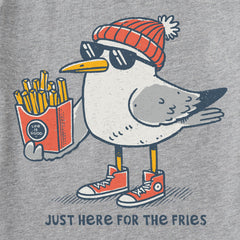 Men's Here for the Fries Seagull Short Sleeve Tee