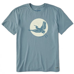 Men's Flying Heron Short Sleeve Crusher Tee