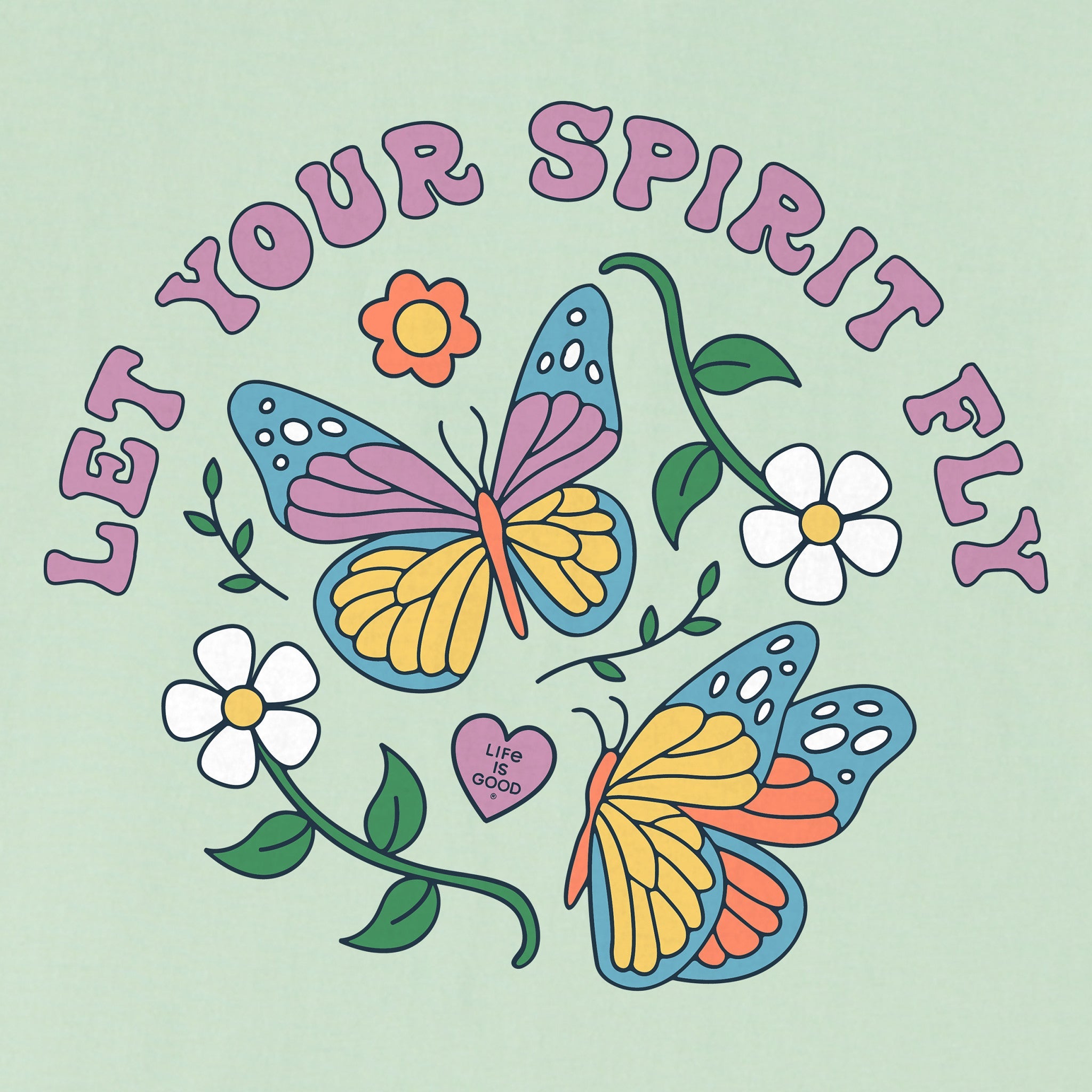 Women's Let Your Spirit Fly Short Sleeve Crusher Boxy Tee