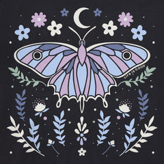 Women's Butterfly Wildflowers Short Sleeve Crusher Boxy Tee