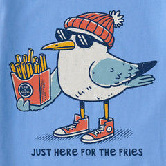 Women's Here for the Fries Seagull Short Sleeve Tee