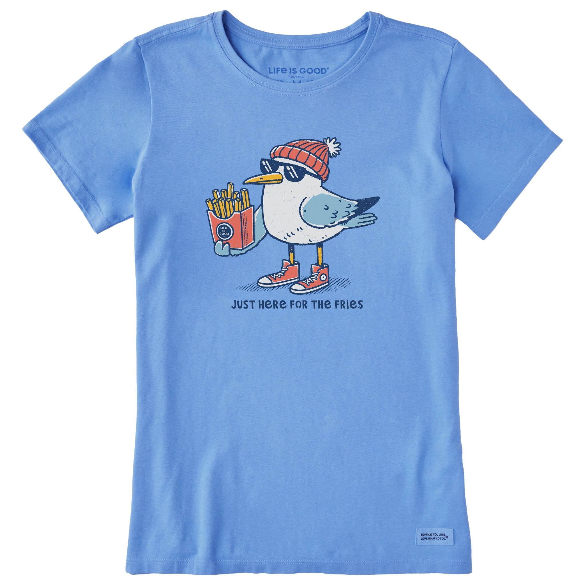 Women's Here for the Fries Seagull Short Sleeve Tee