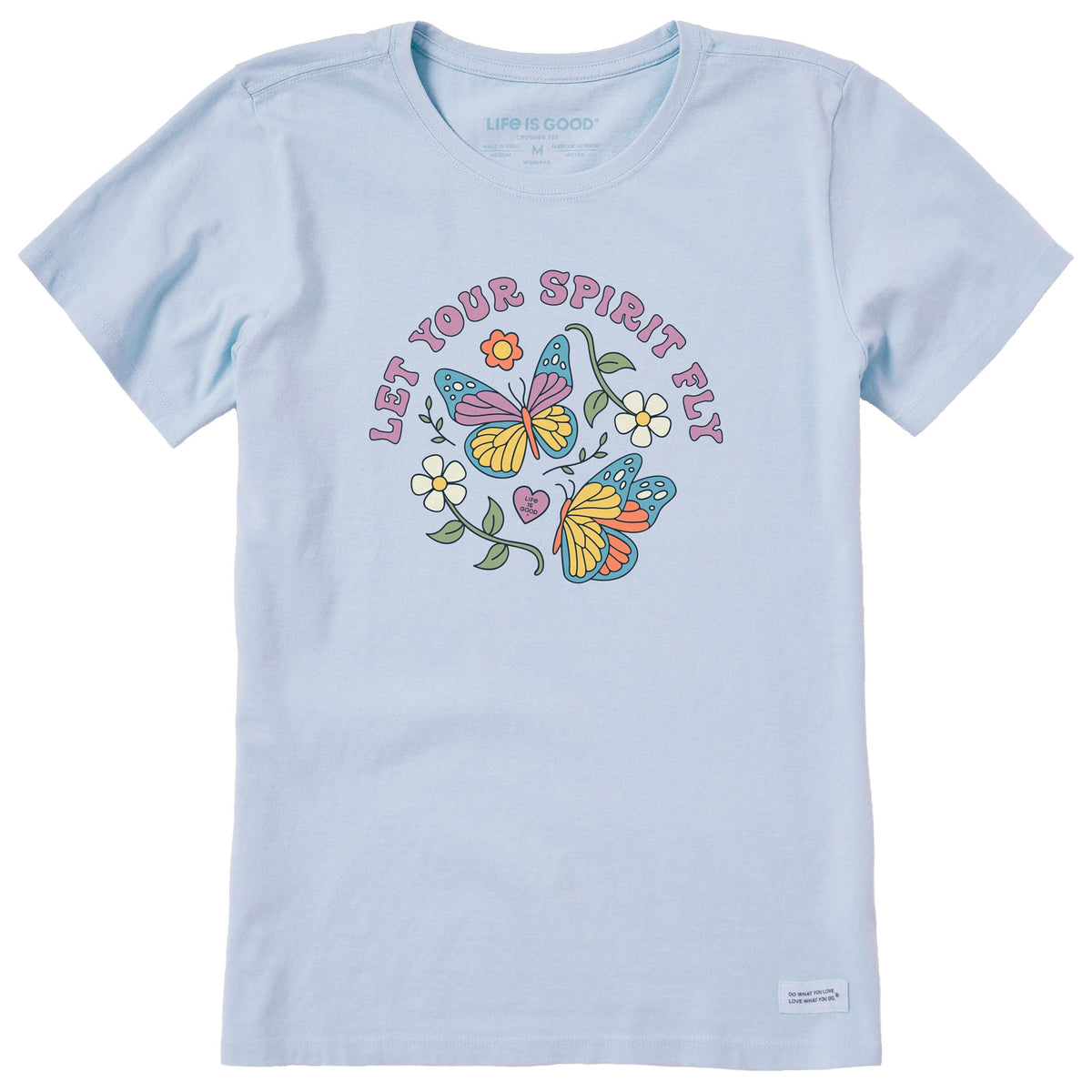 Women's Let Your Spirit Fly Short Sleeve Crusher Tee