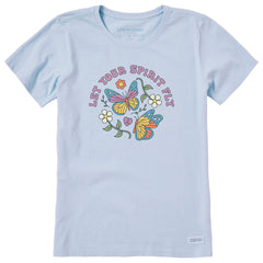 Women's Let Your Spirit Fly Short Sleeve Crusher Tee