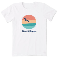Women's Keep it Sun Colorblock Sun Short Sleeve Tee