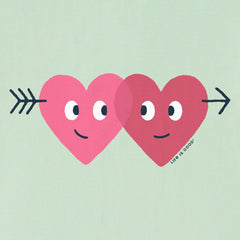 Women's Cupid Got Us Short Sleeve Crusher Boxy Tee