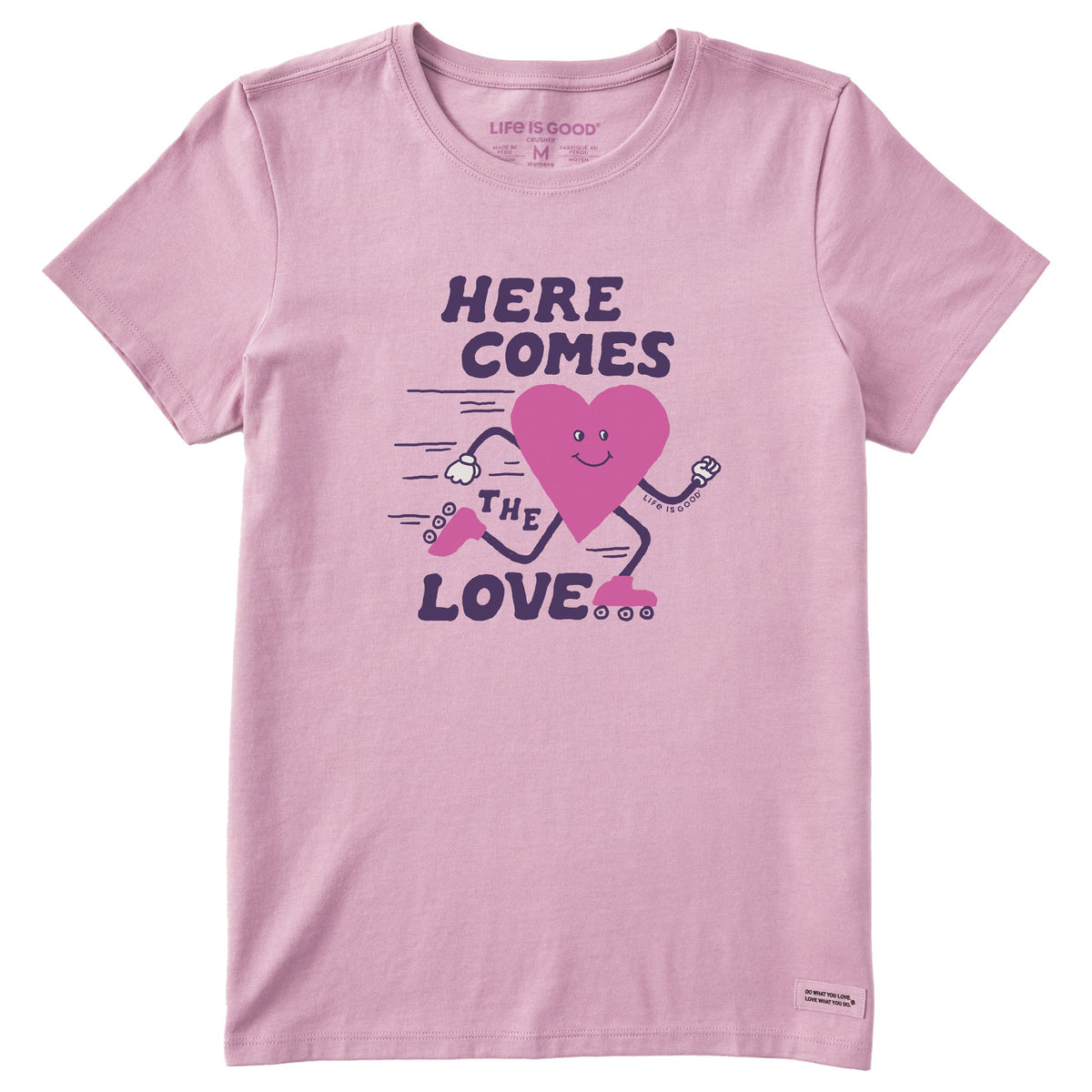 Women's Here Comes the Love Short Sleeve Crusher Tee