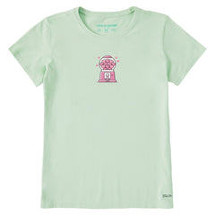 Women's Heart Gumballs Short Sleeve Crusher Tee