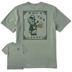 Men's Who's Yer Laddy Short Sleeve Crusher Tee