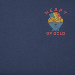 Women's Heart of Gold Rainbow Short Sleeve Crusher Tee