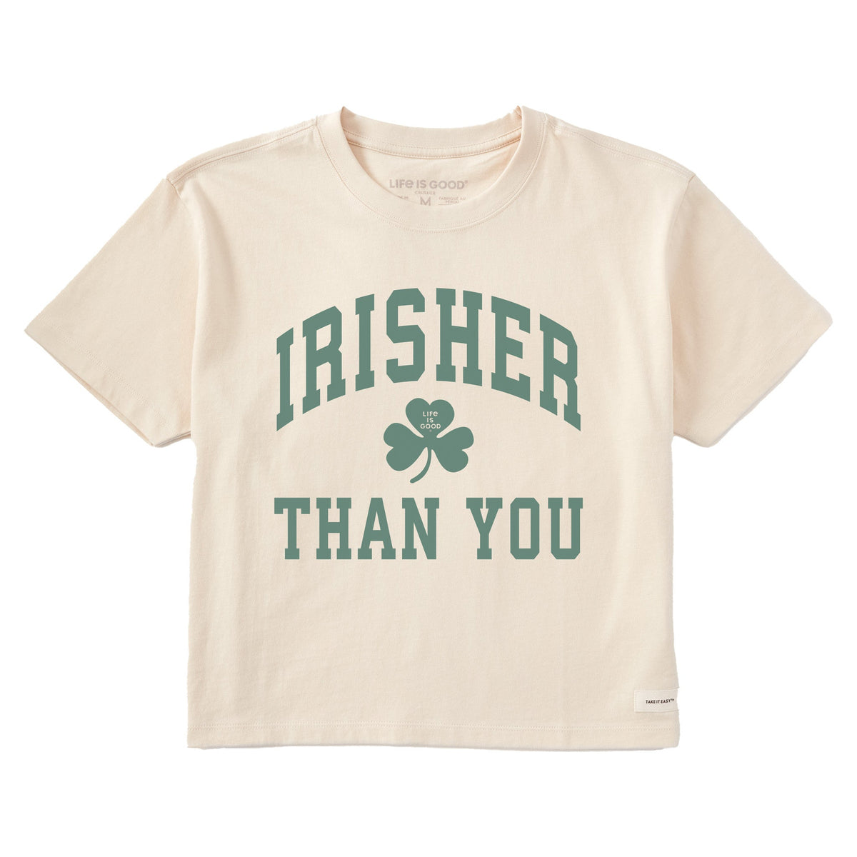 Women's Irisher Than You Arch Short Sleeve Crusher Boxy Tee