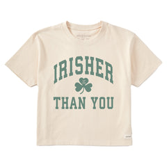 Women's Irisher Than You Arch Short Sleeve Crusher Boxy Tee