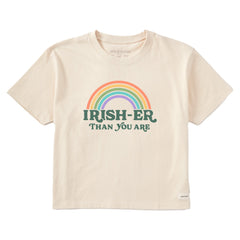Women's Irish-er Than You Are Short Sleeve Crusher Boxy Tee