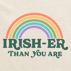 Women's Irish-er Than You Are Short Sleeve Crusher Boxy Tee