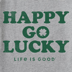 Women's Happy Go Lucky Irish Short Sleeve Crusher Tee