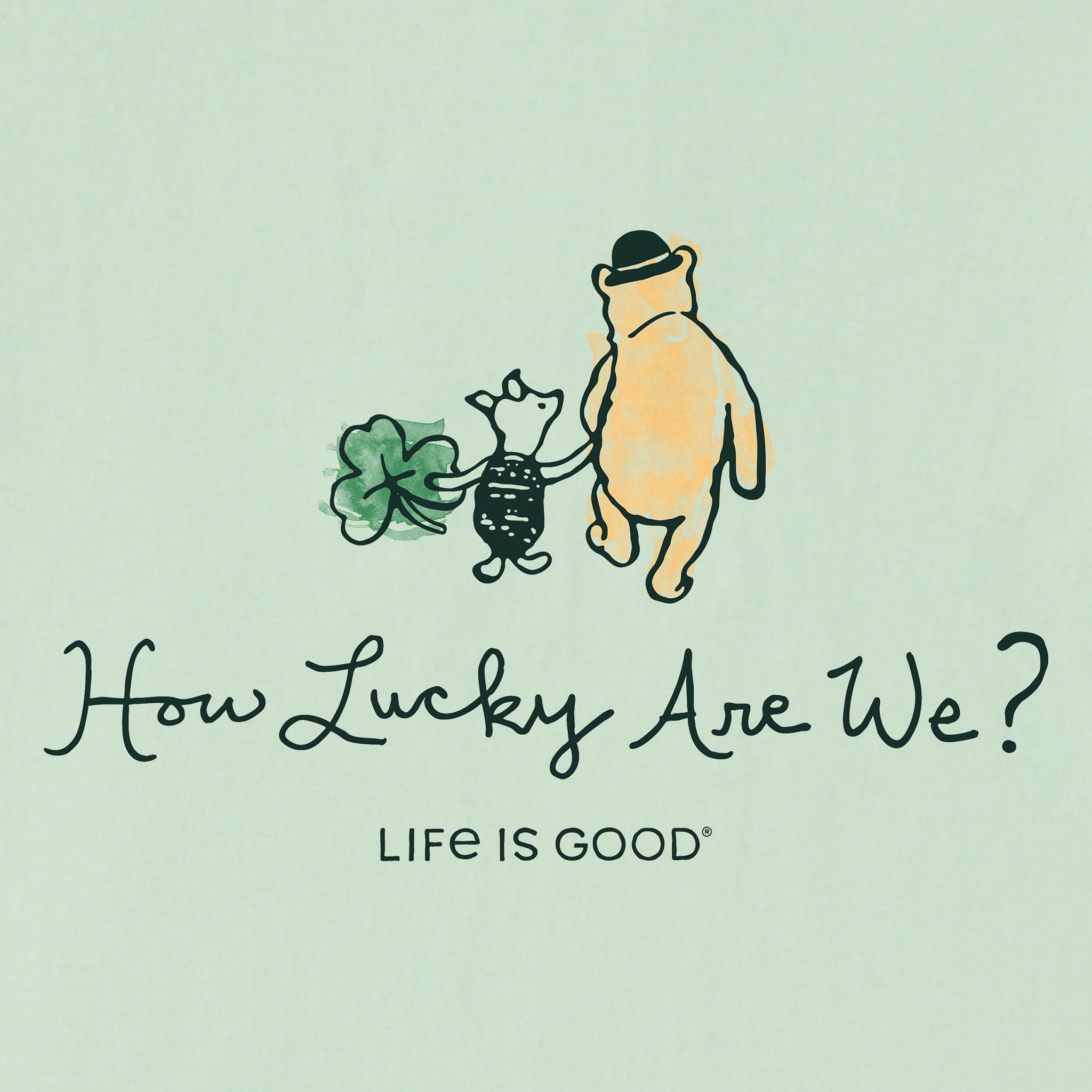 Women's How Lucky Are We Short Sleeve Crusher Tee