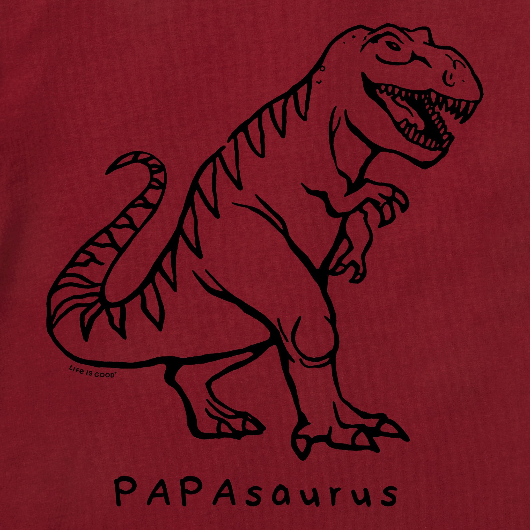 Men's Papasaurus Short Sleeve Crusher Tee