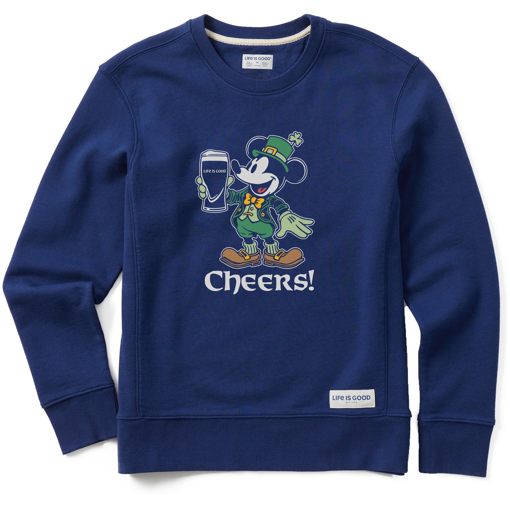 Women's Cheers Leprechaun Willie Simply True Fleece Crew