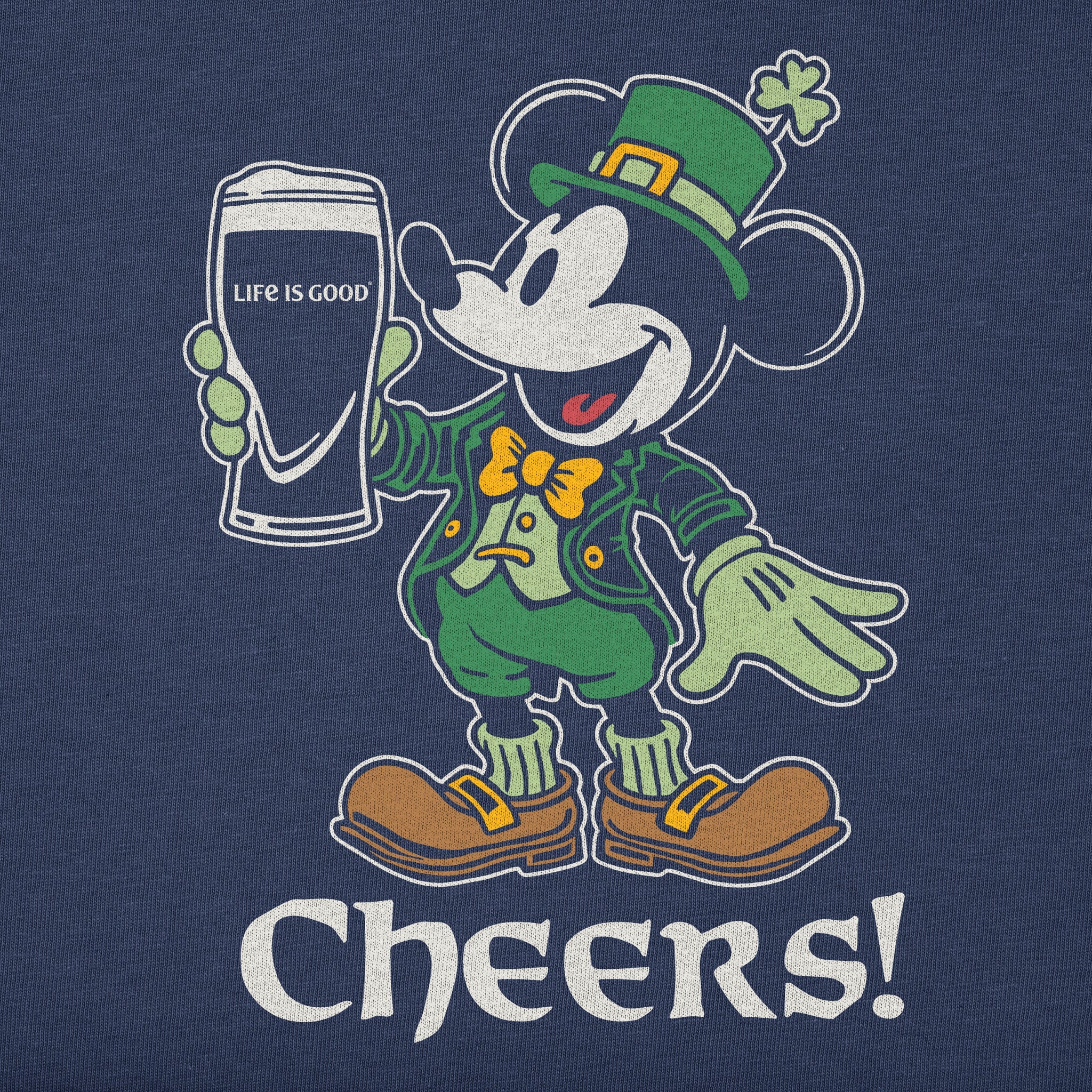 Women's Cheers Leprechaun Willie Simply True Fleece Crew