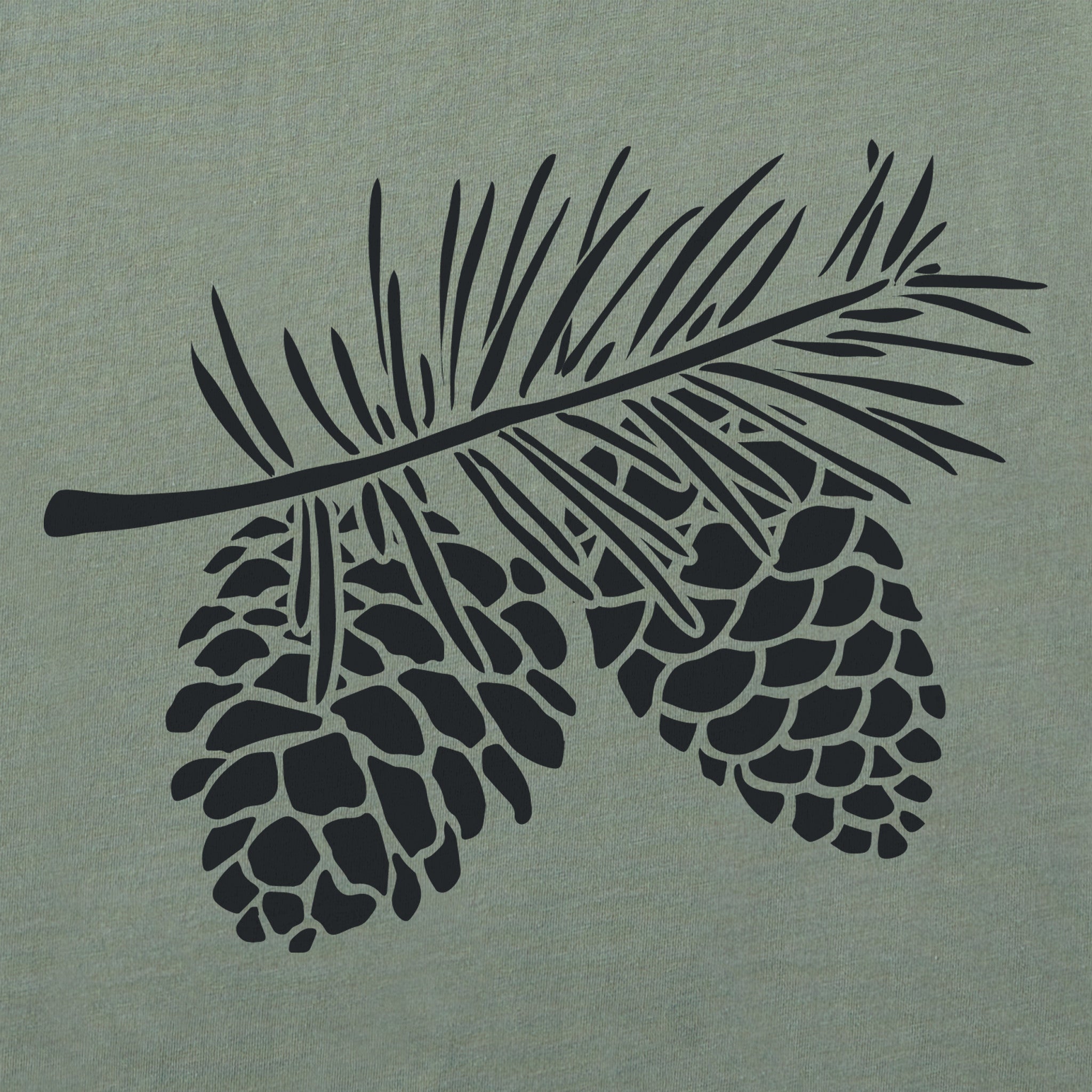 Men's Pine Cones Short Sleeve Crusher Tee