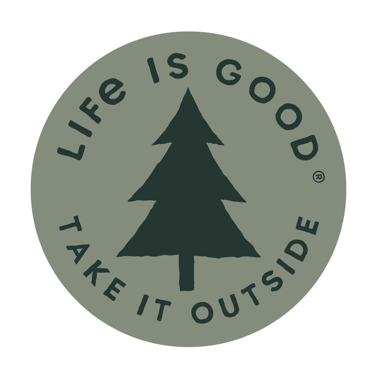 Adult Unisex Minimal Spruce Tree Magnet