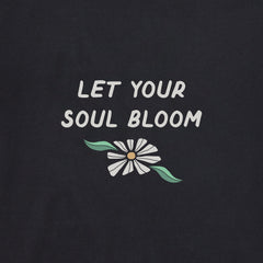 Women's Let Your Soul Bloom Daisies Long Sleeve Crusher Tee