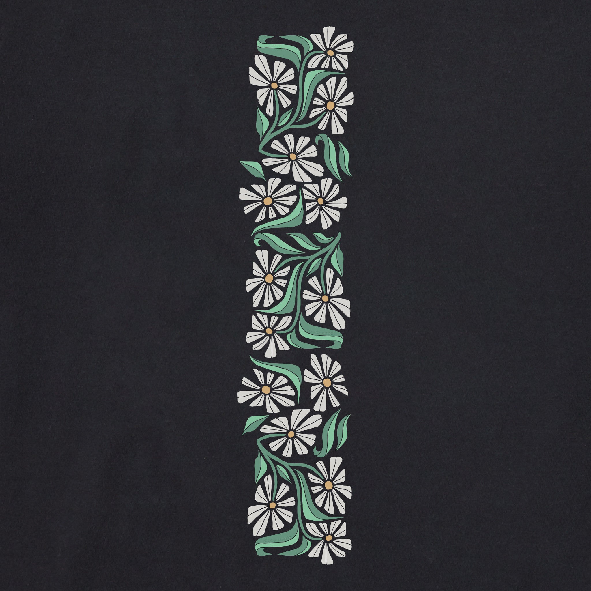 Women's Let Your Soul Bloom Daisies Long Sleeve Crusher Tee