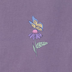 Women's Butterflies & Wildflowers Long Sleeve Crusher Boxy Tee