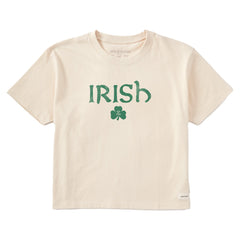 Women's Irish Clover 2 Short Sleeve Crusher Boxy Tee