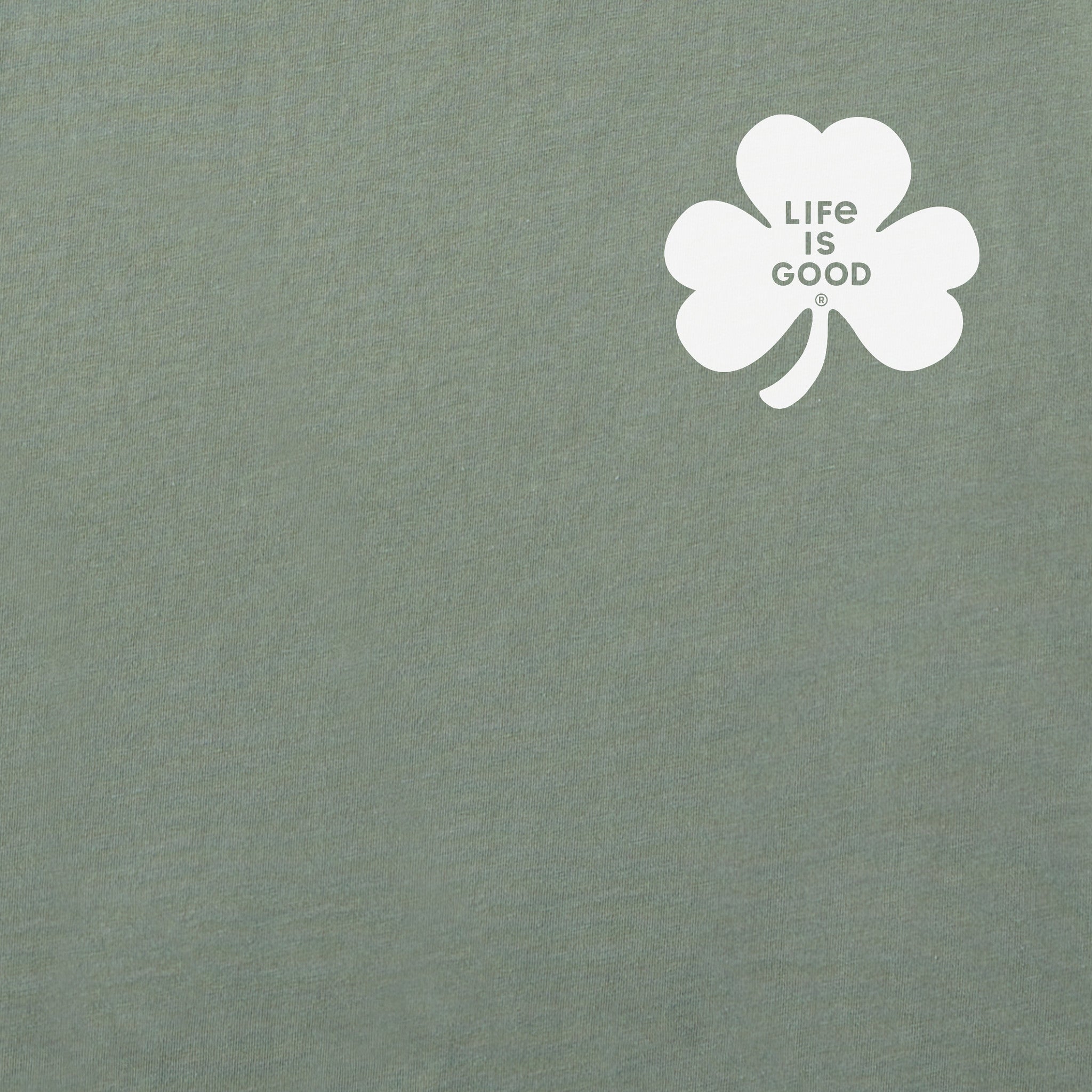 Men's Simple Shamrock Short Sleeve Crusher Tee