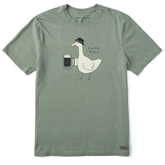 Men's Lucky Duck St. Pat's Short Sleeve Crusher Tee