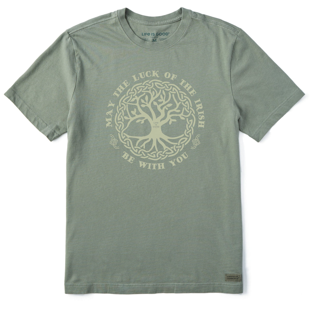 Men's May the Luck of the Irish Be With You Short Sleeve Crusher Tee