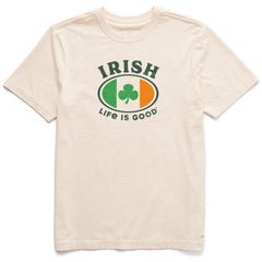 Men's Irish Life is Good Badge Short Sleeve Crusher Tee
