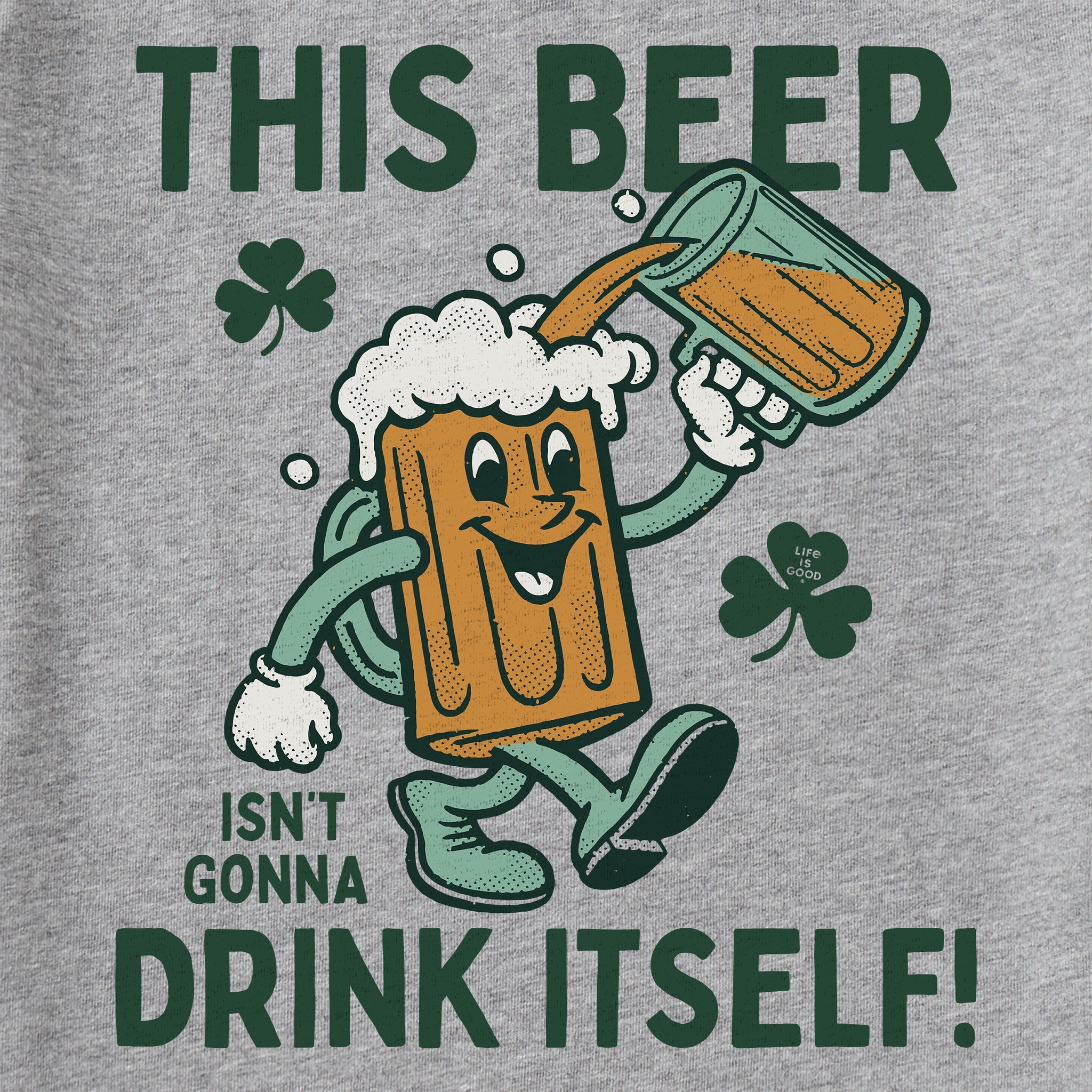 Men's This Beer Isn't Gonna Drink Itself Long Sleeve Crusher Tee