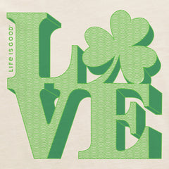 Women's Clover Love Short Sleeve Crusher Boxy Tee
