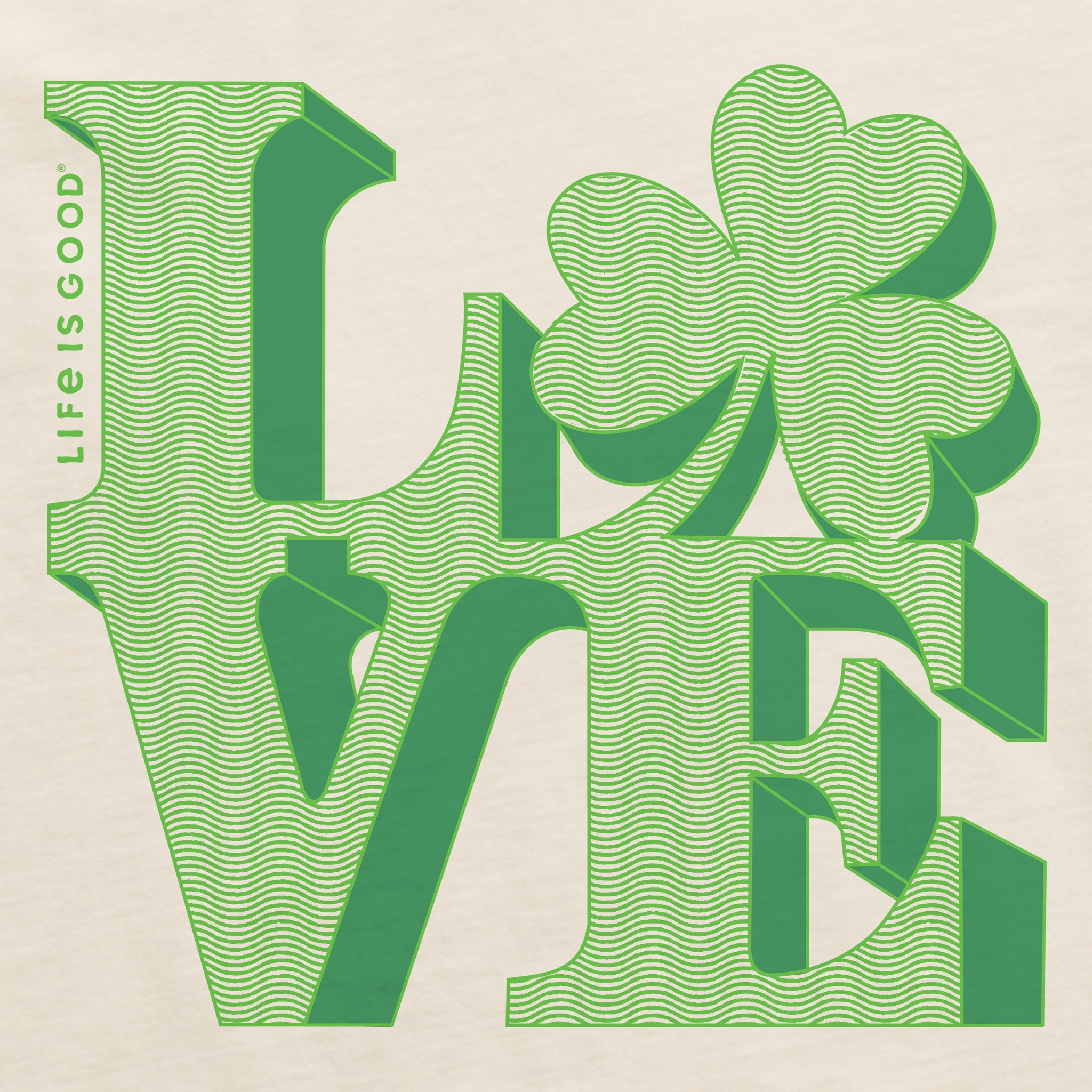 Women's Clover Love Long Sleeve Crusher Tee