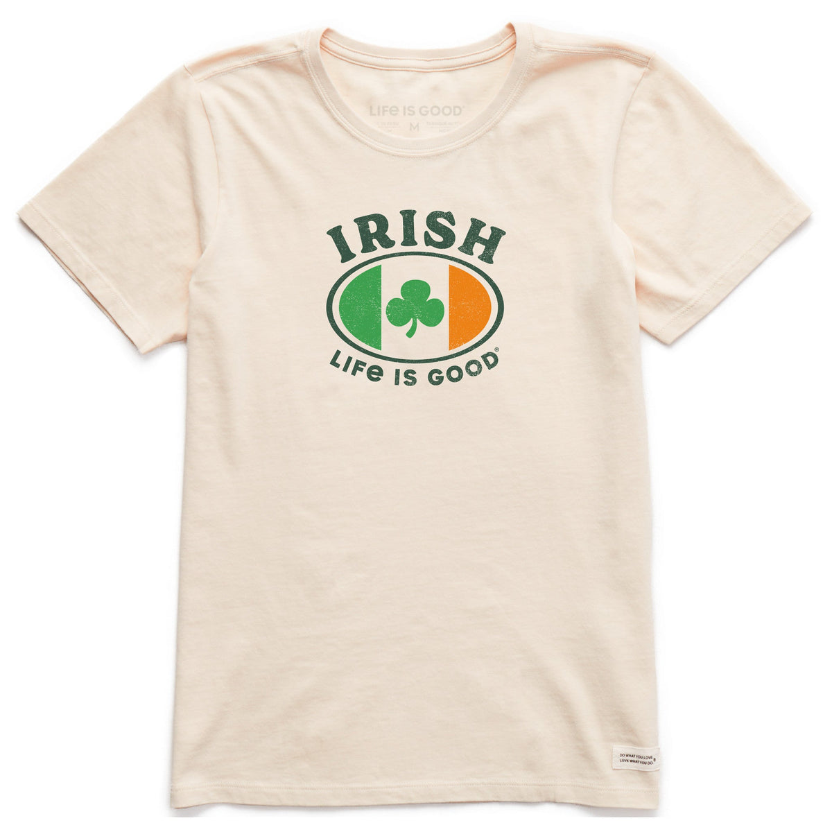 Women's Irish Life is Good Badge Short Sleeve Crusher Tee