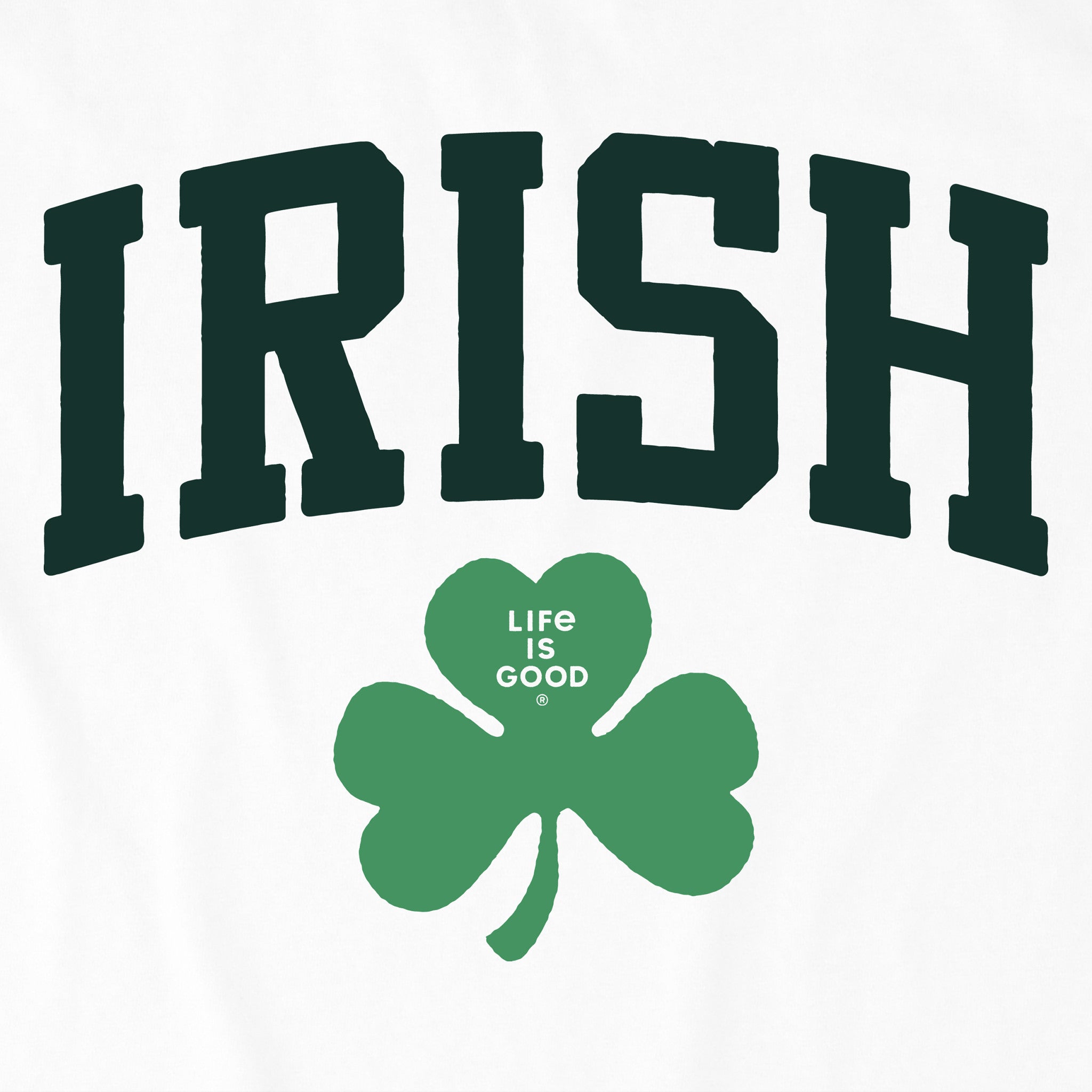Women's Irish Clover Short Sleeve Crusher Boxy Tee