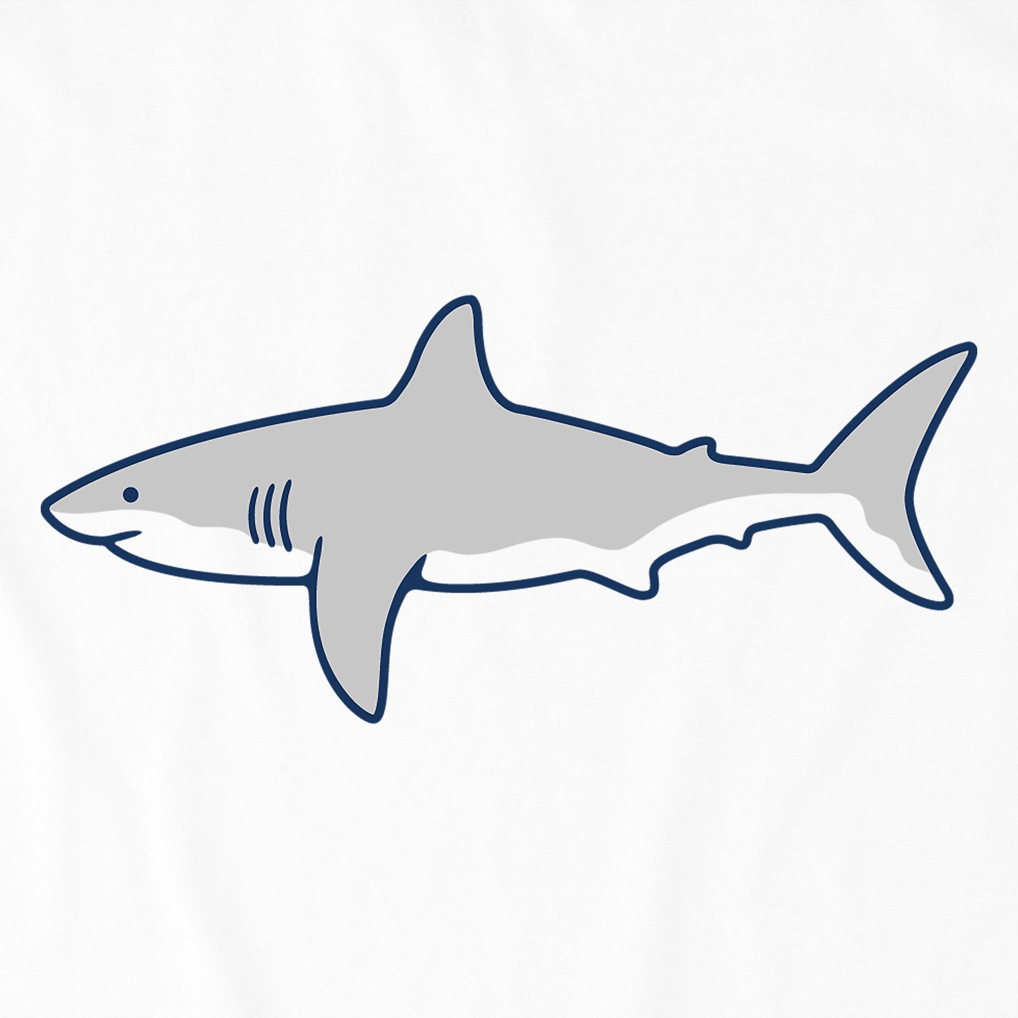 Women's Clean Shark Short Sleeve Crusher Boxy Tee