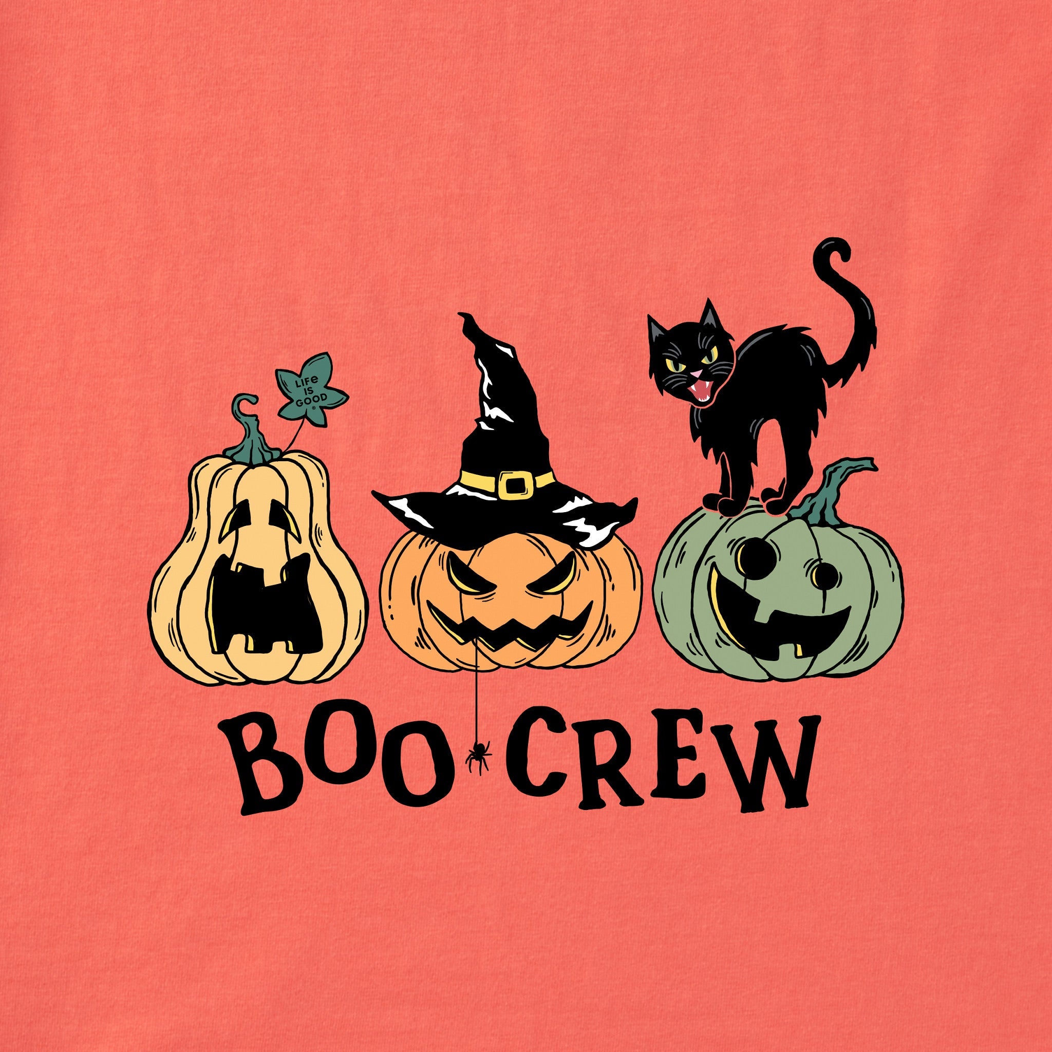 Pumpkins Boo Crew Short Sleeve Toddler Crusher Tee