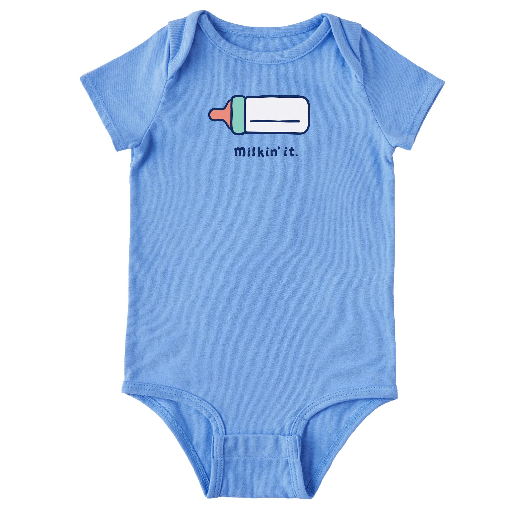 Baby Milkin It Short Sleeve Crusher Bodysuit