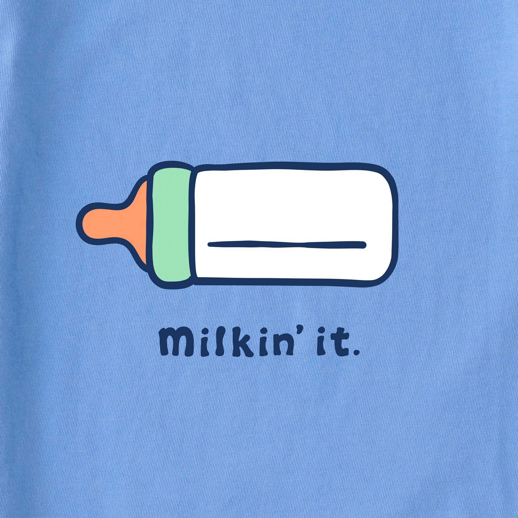 Baby Milkin It Short Sleeve Crusher Bodysuit