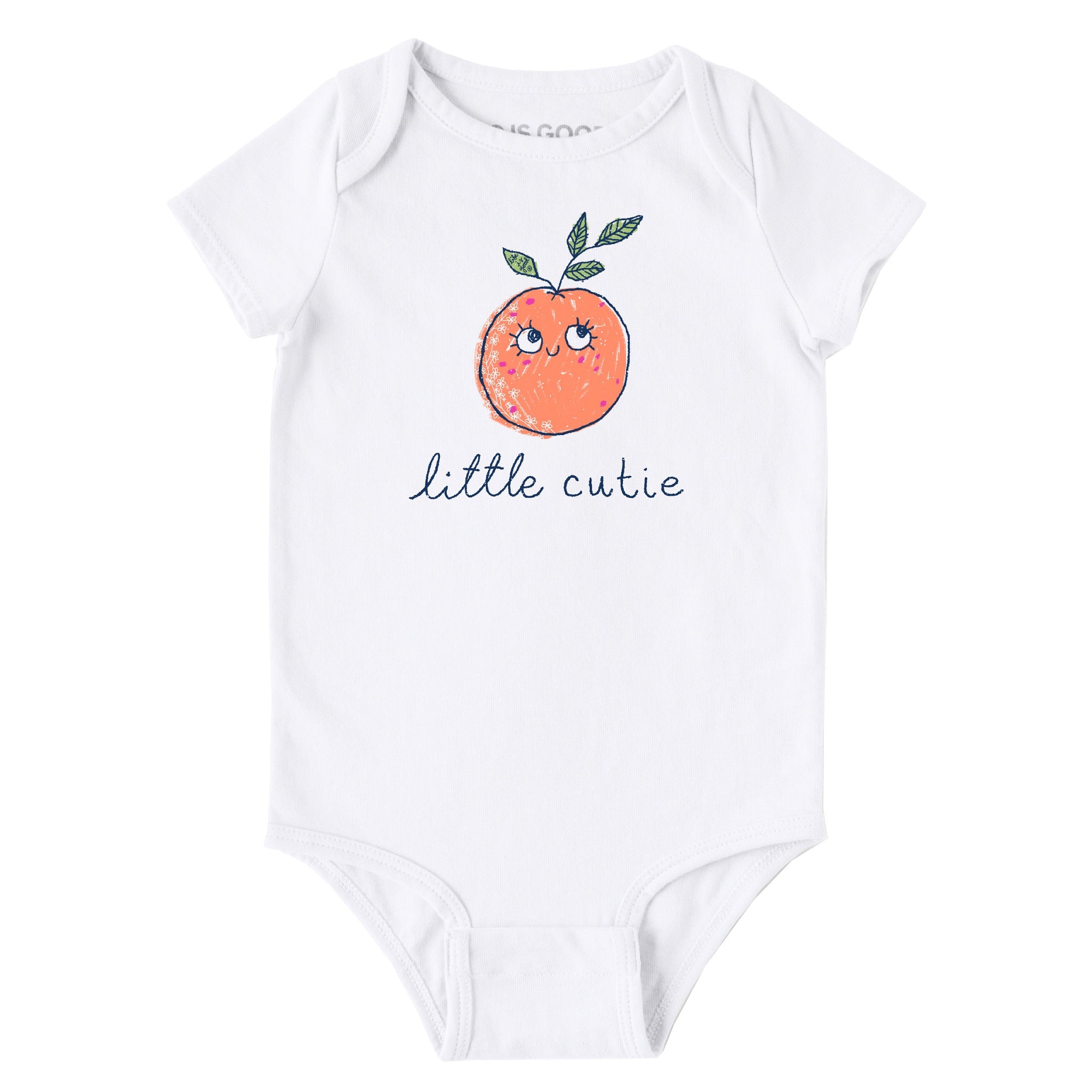Infant Little Cutie Short Sleeve Crusher Baby Bodysuit